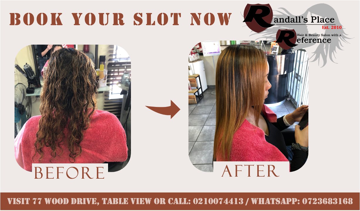 Hair Straightening Before After